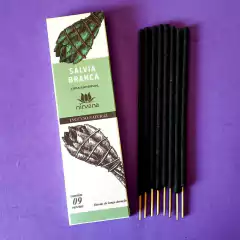 Incenso Natural Nirvana - Sálvia Branca: Cura Espiritual na internet