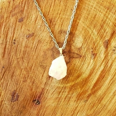 Pingente Quartzo Rosa Bruto - Amor e Compaixão - comprar online