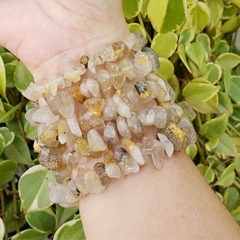Pulseira Quartzo Rutilado Cascalho - Iluminação - comprar online