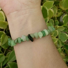 Pulseira Quartzo Verde Cascalho - Saúde física e Mental - Rituale 