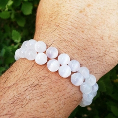 Pulseira Selenita Esfera - Purificação e Poder cósmico na internet