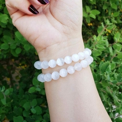 Pulseira Selenita Esfera - Purificação e Poder cósmico - loja online