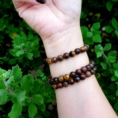 Pulseira Esfera Olho de Tigre - Combate a inveja e o Mau olhado - Rituale 