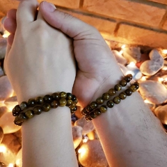 Pulseira Esfera Olho de Tigre - Combate a inveja e o Mau olhado - comprar online