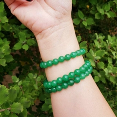 Imagem do Pulseira Quartzo Verde Esfera - Saúde física e Mental