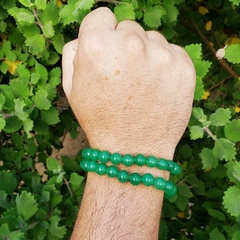 Pulseira Quartzo Verde Esfera - Saúde física e Mental - comprar online