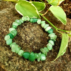 Pulseira Quartzo Verde Cascalho - Saúde física e Mental - comprar online