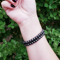 Pulseira Hematita Esfera - Proteção contra vícios e hábitos nocivos - Rituale 
