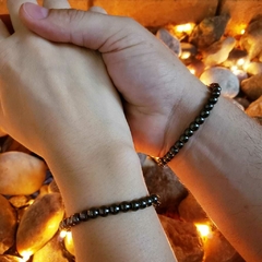 Pulseira Hematita Esfera - Proteção contra vícios e hábitos nocivos - comprar online