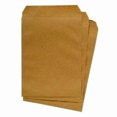 SOBRE BOLSA - KRAFT 80grs. - MEDORO - PAQUETE x 100 Unidades