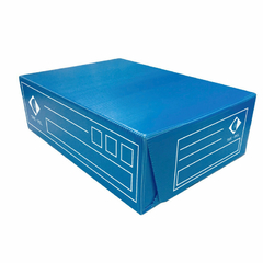 CAJA DE ARCHIVO - PLASTICO CORRUGADO - OFICIO 12 - 36x25x12cm