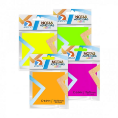NOTAS ADHESIVAS - EZCO - Neon x 100 hojas