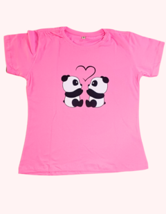 T-SHIRTS PANDAS LOVE - comprar online