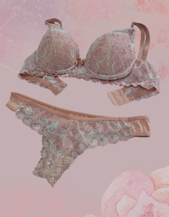 CONJUNTO ROSE COM RENDA