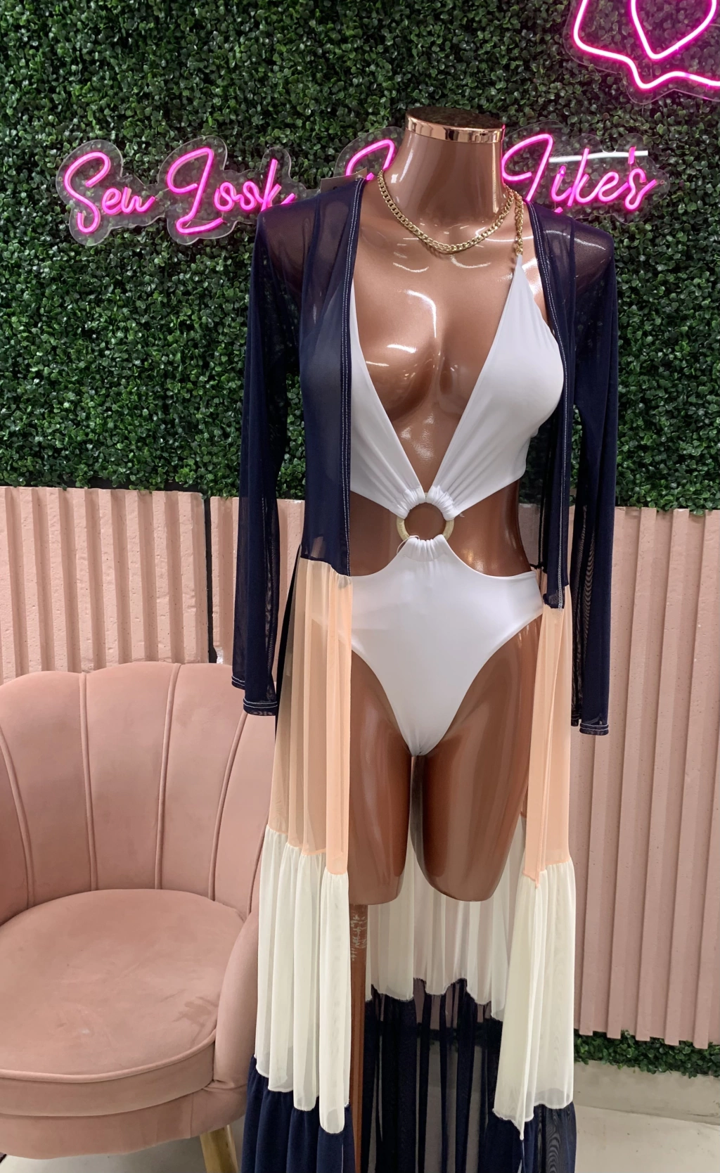 saida de praia longa azul