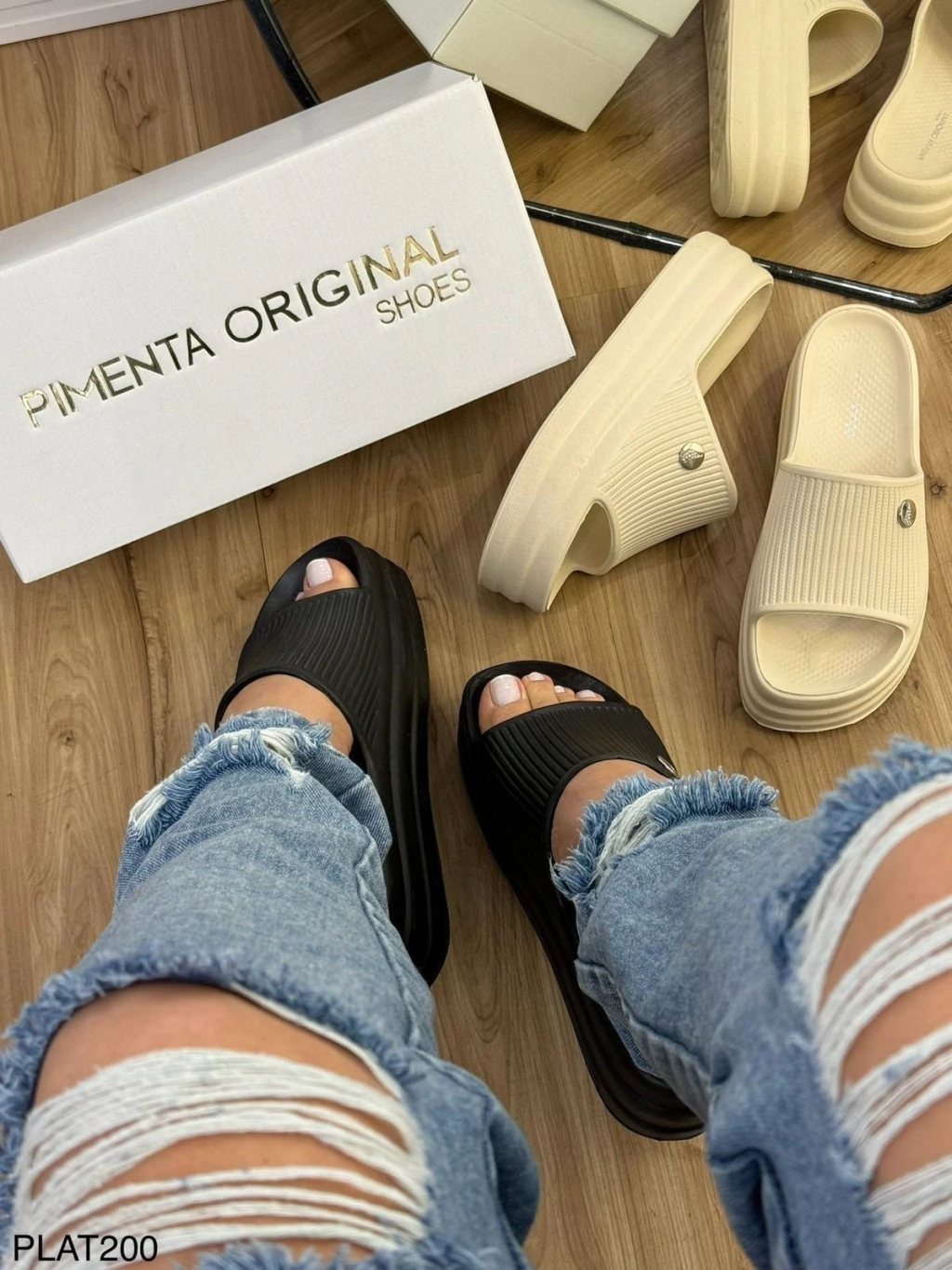 Flat pimenta original preto