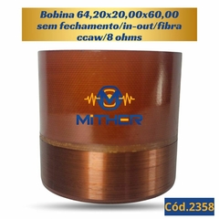 Imagem do Bobina Móvel para Alto-Falante 64,20 X 20,00 X 60,00 8 ohms Ccaw