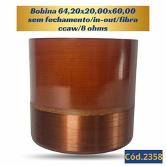 Bobina Móvel para Alto-Falante 64,20 X 20,00 X 60,00 8 ohms Ccaw na internet