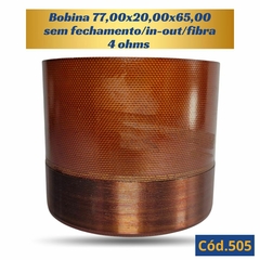 Bobina Móvel para Alto-Falante 77,00 X 20,00 X 65,00 4 ohms Cobre - Mither Recondicionadora e Acessórios 