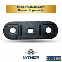 Base Plástica para Borne de Pressão