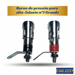 Par Borne de Pressão Cromado N1 Grande Sem Suporte