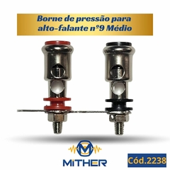 Par Borne de Pressão Cromado N9 Médio Sem Suporte - comprar online