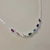 Pulseira Pingentes Gotas Coloridas