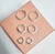 Trio de argolas reta lisa - comprar online