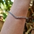 Bracelete Estilo V Metade Cravejado Redondo - Nébula Jóias