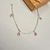 Pulseira Infantil 4 Pedras Redondas Coloridas - comprar online