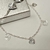 Pulseira Feminina 4 Corações Vazados Pendurados