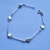Pulseira Feminina Prata Palito e Corações Cheio - loja online
