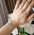 Pulseira Riviera Regulável Cristal Coração Vazado - comprar online