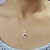 Conjunto Coração Azul Cravejado - comprar online