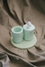 Set de Baño - Verde agua con hoja bajorrelieve en internet
