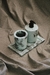Set de Baño - Marmolado verde y negro