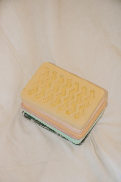 Jabonera Rectangular con Ondas - Mema Creaciones
