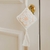 Borla flor africana blanca y salmón - comprar online