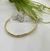Bracelete Tradicional liso Banhado a ouro 18k Atemporal Aurora Semijoias