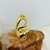 Anel S Vitage Banhado a ouro 18k contemporâneo Aurora Semijoias