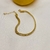 Pulseira Malha 4MM Banhado a ouro 18k Clássico Aurora Semijoias
