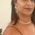 Brinco festa Luxo Arco em zirconia - loja online