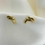 Brinco Golfinho Banhado a ouro 18k ou prata Atemporal Aurora Semijoias - comprar online