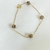 Pulseira Bolinha colorida Banhado a ouro 18k Moderno Aurora Semijoias - comprar online
