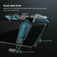 Gamesir F4 Falcon Gatillos Automáticos Frecuencia Fast Shoot Disparador Rapido Movil Game - KIPS GAMING