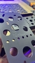 Chapa de finca-pé p/ sapatilha padrão Europeu - Anodizacao convencional - Dalmau