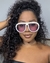 Óculos Modelo Mariah Branco e Lilás | Gala Glasses na internet
