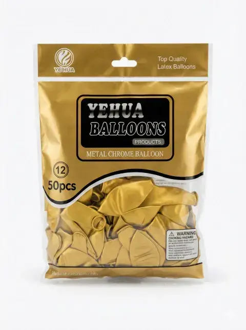 Bolsa globo cromado 12" x50u