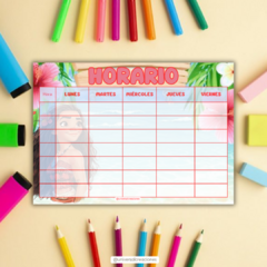 Horario Escolar - Universal Creaciones