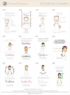CATALOGO COMUNION NENAS en internet